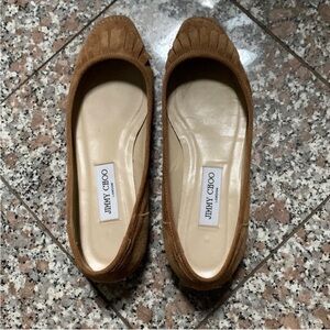 Jimmy Choo Wray Suede Ballet Flats
